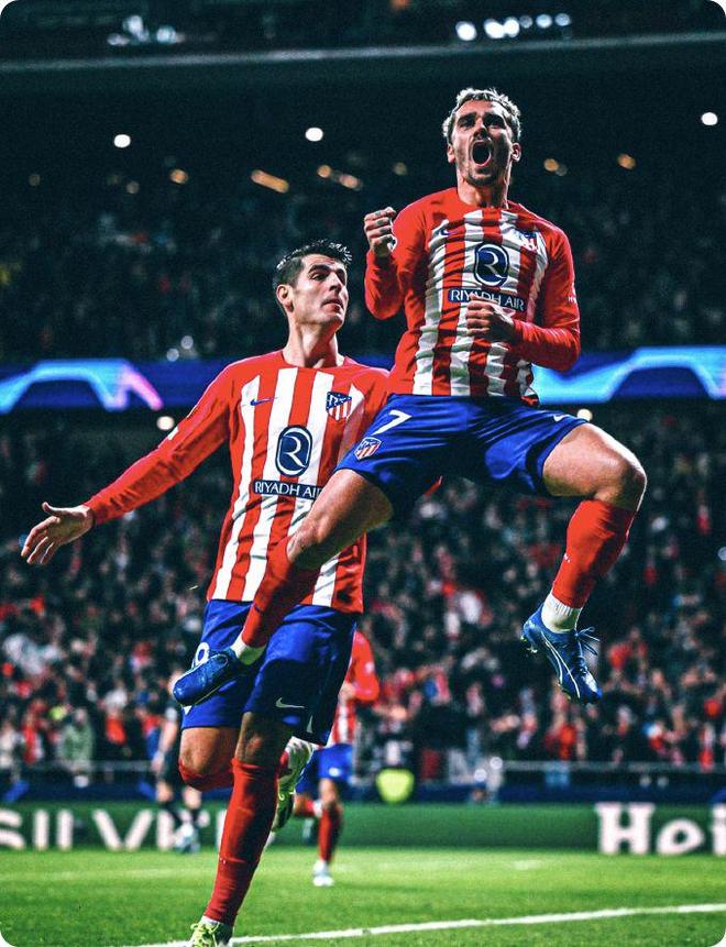 马竞大胜对手，晋级欧冠四强