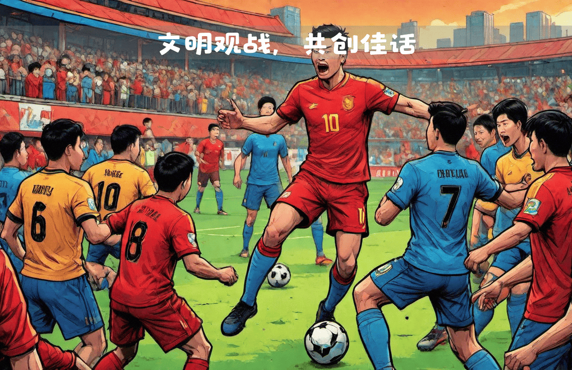 场上拼搏不止,球迷热情不减 场上拼搏不止,球迷热情不减